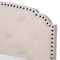 Baxton Studio Lexi Modern Light Beige Upholstered Full Size Bed 136-7436 - alternate 7